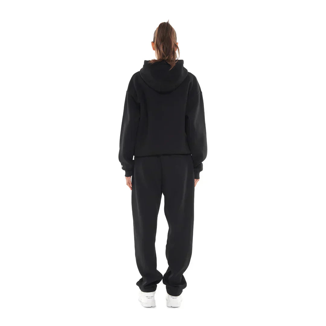 OPEN LEG JOGGER BLACK